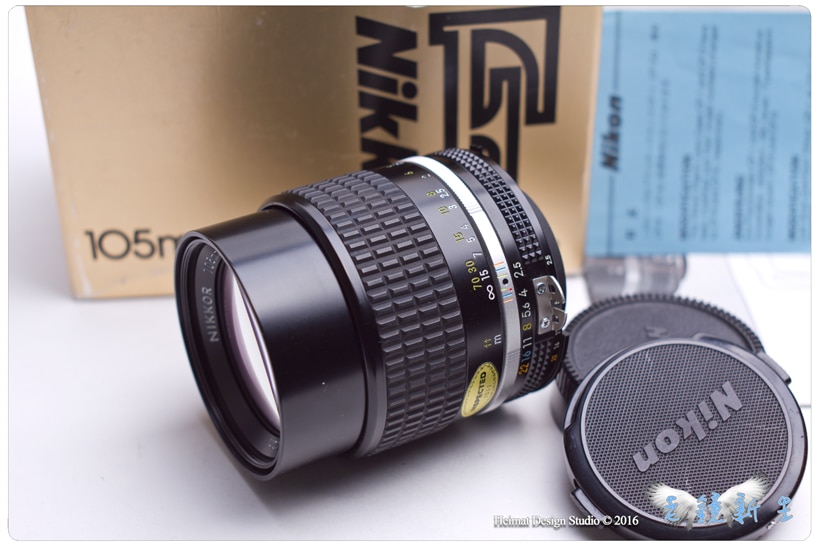 657*-經典收藏AI-S Nikon Nikkor 105mm F2.5 - 老鏡新生